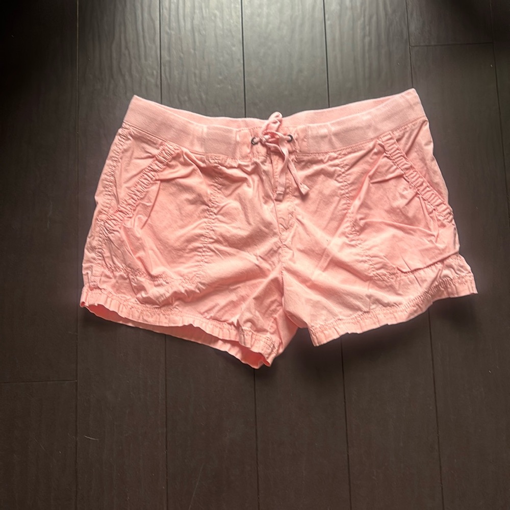a.n.a women's coral drawstring shorts size 18P EUC